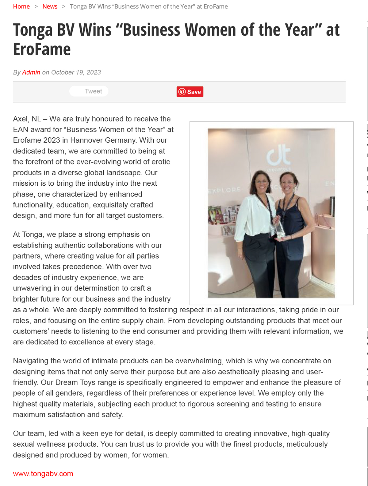 2023-10 Synergymedia - Business Women of the Year